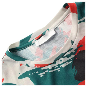 T-shirt d'entraînement athlétique pour homme en coton 100% imprimé sérigraphié, respirant, performant, séchage rapide, anti-boulochage, col roulé formel - Product Image 3