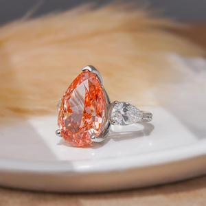 Elegante Anillo de Diamantes, Joyería Destacada para Mujer, Regalo para Compromiso, Boda, Aniversario, Fiesta y Uso Diario - Product Image 2