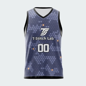 Personnalisez vos propres uniformes de basket-ball d'équipe, maillot sans manches réversible à transfert thermique, taille plus, respirant, évacuant l'humidité, 100% - Product Image 1