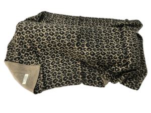 Unisexe 100% Pashmina Cachemire Fil Couverture Doux Chaud Nouveau-Né Bébé Couverture Léopard Imprimé Dot Motif Tricoté À La Main Maison Voyage - Product Image 3