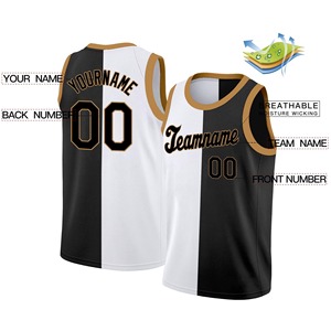 Nouvelle Arrivée Vente Chaude Maillots de Basketball Personnalisés à Logo Avant Pas Chers Maille Respirante 100% Polyester Anti-Bactérien Sans Manches Unisexe - Product Image 6