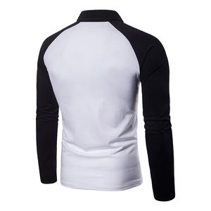 Camisa Casual de Punto para Hombre, Estilo Europeo y Americano, Otoño Invierno, Manga Larga, Transpirable, 100% Algodón - Product Image 6