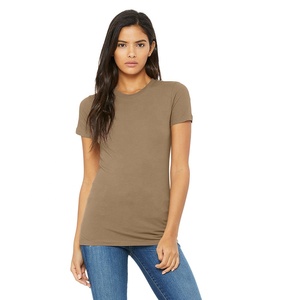 Trống Của Phụ Nữ T-Shirts Bán Buôn Giá Pebble Bella + Vải Của Phụ Nữ Mỏng Phù Hợp Với Thoáng Khí Tròn Cổ, Thể Thao Được Trang Bị Tee - Product Image 2