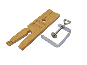 Soporte de Trabajo Multiusos LUXURO con Abrazadera en V para Joyería, Madera Dura, Herramienta de Banco GS-133 - Product Image 1