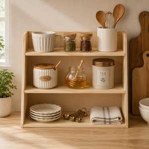 Bamboo Toilet <b>Holder</b> Standing Type Modern Style Durable Bathroom Use with Iron <b>Rod</b> Multifunction for Napkin Tissue <b>Holder</b> - Product Image 5