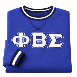 Maglia Blu in Ciniglia Phi Beta Sigma, Abbigliamento per Fraternità Greca con Design Classico in Ciniglia, Comfort e Stile Premium - Product Image 6