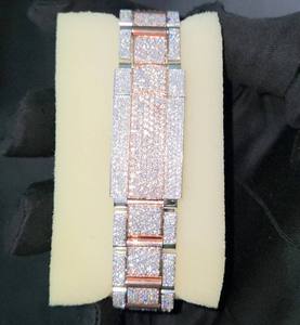 Affordable Luxury Moissanite <b>Watch</b> | VVS Iced Out <b>Skeleton</b> | Wholesale Diamond Tester Pass - Product Image 4