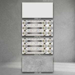 300x600mm Digital Kajaria Ceramic <b>Wall</b> Tiles 12x24 Glazed Glossy White Body for Bathroom Cladding at Indian Factory Price - Product Image 4