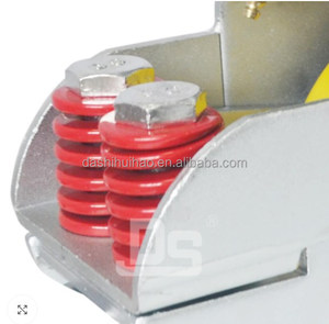 Dashi DS91 Polyurethan Eisen Schwerlast-Schwenkrolle mit Federung, Verriegelung, Kugellager und Stoßdämpfung in 6/8 Zoll Größen - Product Image 3