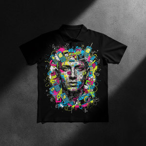 เสื้อโปโลชายแบบสั่งทำพิเศษ พิมพ์ลายด้วยเทคนิค DTF คุณภาพสูง สำหรับโลโก้แบบโดดเด่นและกราฟิกทีมที่ซับซ้อนบนผ้าฝ้าย - Product Image 4