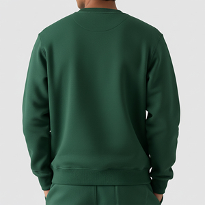 Nouvel Arrivage 2026 – Sweat-shirt Basique Homme 100% Coton Hiver Brodé avec Poches Cargo, Respirant, Coupe Oversize et Épaules Tombantes - Product Image 4