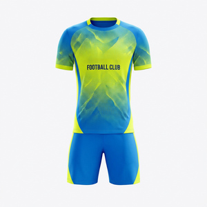 Tenue de football ajustée personnalisée pour adultes avec taille élastique, imprimée, color-block, logo personnalisé, 100 % personnalisable - Product Image 1