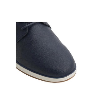 Zapatos Oxford de Hombre con Cordones, Punta Redonda, Parte Superior de Cuero Genuino, Diseño Cómodo y Flexible, Suela de EVA, para Todas las Temporadas - Product Image 5