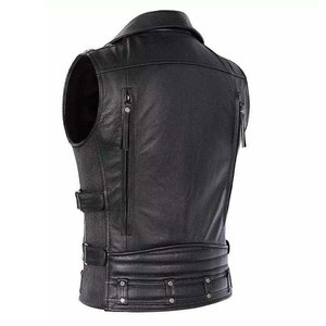 Salva - Chaqueta de Cuero para Mujer, Transpirable, Cuello en V, Cierre de Cremallera, Decoración Casual, Largo Regular, Color Sólido, Relleno de Poliéster 160g - Product Image 5