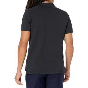 เสื้อโปโลผู้ชาย OEM สีเทา แขนสั้น ผ้าคอตตอนผสม สกรีนโลโก้ได้ ใส่สบายๆ - Product Image 4