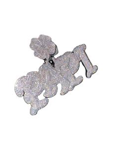 Nuevo y Exclusivo Colgante Personalizado con Letra PAPI, Plata de Ley 925, con Incrustaciones de Diamantes Simulados VVS Moissanite, Engaste de Garra, Ideal para Fiestas - Product Image 1