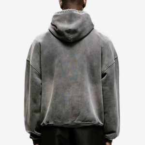 เสื้อฮู้ดดี้โอเวอร์ไซส์ผู้ชายรุ่นใหม่ล่าสุด ลายซันเฟด ดีไซน์ดิจิทัล คุณภาพพรีเมียม ผ้าฝ้ายฟลีซ 100% แขนยาว สวมใส่สบายๆ แฟชั่นลำลอง - Product Image 2