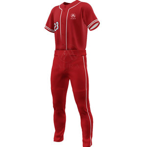 Best Selling Solid Color Baseball Uniform Made In Pakistan Custom Made Design Team Wear Baseball Uniform - Product Image 4