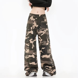 Waterproof Cotton/Bamboo Fiber Cargo <b>Pants</b> with Raised Rubber Print for Outdoor Adventures - Product Image 6