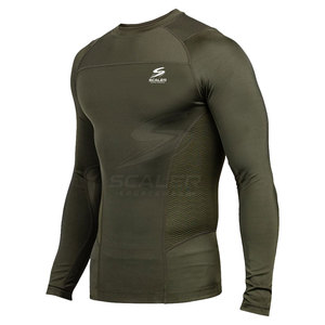 Nueva Camiseta de BJJ con Corte Ajustado, Tejido de Secado Rápido, Material Transpirable y Elasticidad Cómoda para Correr y Entrenar - Product Image 4