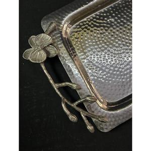 Bandeja de Servir de Lujo con Diseño Floral, Hecha a Mano, 18x20 Pulgadas, con Espátula para Pastel Incluida - Product Image 5