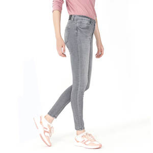 Jeans de Mezclilla Ajustados para Mujer, Estilo Urbano, 100% Algodón, Antiarrugas, Secado Rápido, Duraderos, Venta al Por Mayor, Gran Éxito de Ventas - Product Image 3