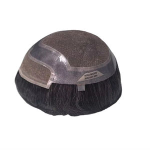 Taz Hair BD Prótesis Capilar de Cabello Humano Remy Indio con Onda Natural y Frente de Encaje, Calidad Premium - Product Image 3