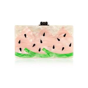 Pochette de soirée de mariage en résine de cristal pour femmes, accessoire de mode - Product Image 1