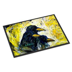 Nouveau tapis de porte intérieur/extérieur antidérapant 18H X 27W tapis d'entrée avant lavable à poils bas - Product Image 1