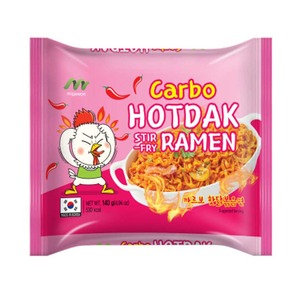 [YNK INTERNATIONAL KOREA] Nouilles coréennes instantanées Hotdak Carbo, croustillantes et épicées, pour la restauration en gros - Product Image 2