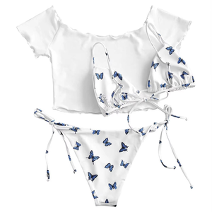 New Arrival Classic Look Women's <b>Bikini</b> <b>Set</b> Breathable Spandex/Polyester <b>Plus</b> <b>Size</b> Lightweight Quick Dry Sexy High Quality Front - Product Image 3
