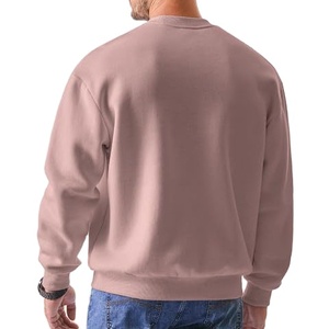 Sweat-shirt en molleton de coton personnalisé pour homme, couleur unie, pull décontracté d'automne, qualité supérieure, logo et couleur personnalisables, 2026 - Product Image 5