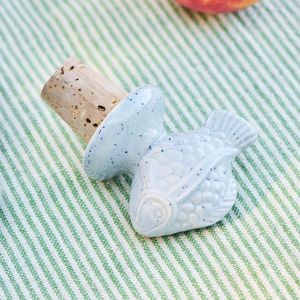 Tapón de Botella de Vino de Cerámica con Impresión Personalizada, Sellador de Corcho Decorativo Reutilizable para Regalos Promocionales, Recuerdos de Boda y Vino - Product Image 3