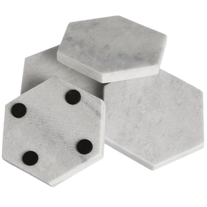 ชุดจานรองแก้วหินทรงกลม ดีไซน์ทันสมัย แผ่นรองและแผ่นรองแก้วแบบใช้ซ้ำได้ - Product Image 5