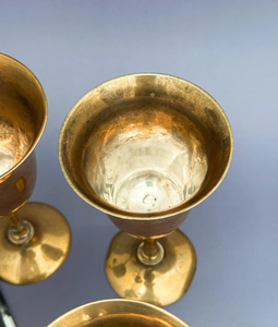 Customized Colored Gold Copper Plated 12oz Unbreakable Sustainable Stainless Steel Luxury Red Wine <b>Glass</b> <b>Goblet</b> Wedding Party - Product Image 4