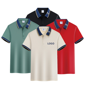 Polos de Verano de Alta Calidad, Manga Corta, Combinación de Algodón, Nuevo Diseño, Transpirables, para Hombre - Product Image 5