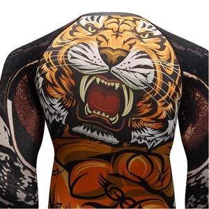 Camisetas de Compresión Lisas con Estampado OEM, Manga Larga, Protección UV, Spandex/Poliéster, para MMA, Jiu Jitsu, con Logotipo Personalizado para Hombre, Marca Fortleo - Product Image 5