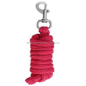 Cuerda de plomo de cincha de nailon suave extra gruesa ecuestre con gancho de gatillo cuerda de plomo de caballo hecha a mano - Product Image 2