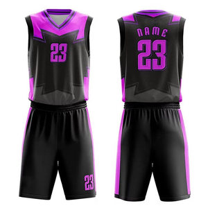 Conjunto de Uniforme de Baloncesto Personalizado con Logotipo, Sin Mangas, de Secado Rápido, Transpirable, de Poliéster |   Ropa Deportiva Reversible de Corte Atlético para Entrenamiento - Product Image 6