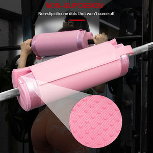 Coussin de protection d'épaule en cuir épais personnalisé avec sequins pour barre de musculation, idéal pour les squats et les exercices de fessiers - Product Image 5