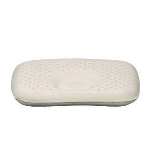 Oreiller en latex concave pour bébé, nouveau-né, 100 % naturel, antistatique, non toxique, soutien du cou, à base de plantes - Product Image 1