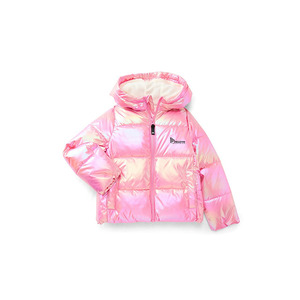 Chaqueta Acolchada con Capucha Relevo de Alta Calidad, con Logotipo Frontal, Cortavientos, de Poliéster, para Invierno, Estilo Casual, Corte Regular - Product Image 1