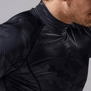 Chemises de compression pour hommes, haute qualité, respirantes, séchage rapide, écologiques, personnalisables, faible MOQ - Product Image 5