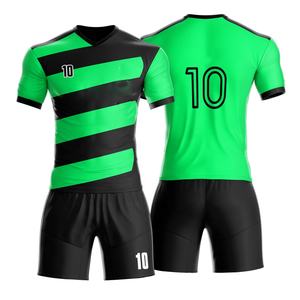Conjunto de camiseta de fútbol juvenil personalizable último diseño con impresión totalmente por sublimación nuevo traje de uniforme de fútbol - Product Image 5