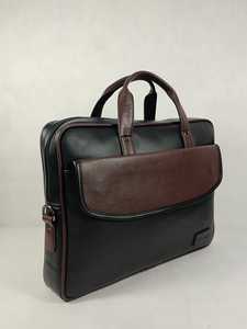 Bolso Mensajero Clásico de Cuero Genuino Pritam & Co con Cierre de Asa, Ecológico, Portátil, para Viajes de Negocios y Trabajo, para Hombre - Product Image 2