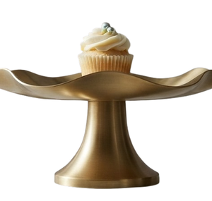 Soporte para Pastel de Diseño Clásico Hecho a Mano, Soporte de Metal de Una Sola Capa Chapado en Oro para Mesa, Herramienta para Pastel, Celebraciones de Cumpleaños - Product Image 2