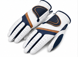 Gants de golf de luxe en cuir Cabretta respirant pour hommes et femmes, adhérence douce, antidérapants, accessoire de sport, logo, vente en gros - Product Image 3
