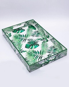 Designer Metal Serving Tray Trendy Iron Tray for Home Decor <b>Kitchen</b> Serving and Coffee <b>Table</b> Display Premium Metal Tray Stylish - Product Image 4