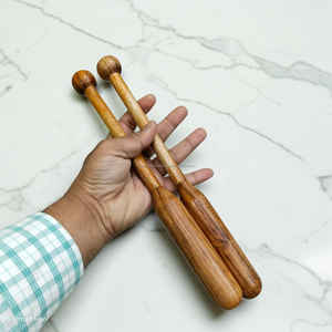 Baquetas de madera de acacia premium, hechas a mano, con alto brillo, al mejor precio. - Product Image 3