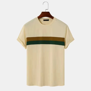 Camiseta de Manga Corta con Cuello Redondo para Hombre, 100% Algodón Jersey, Estampado Animal, Transpirable, Personalizable con el Logotipo de su Marca, Alta Calidad OEM - Product Image 1